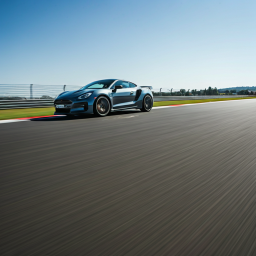 Hellcat drifting on professional race track